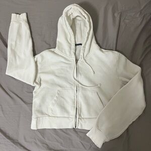 Brandy Melville White Hoodie
